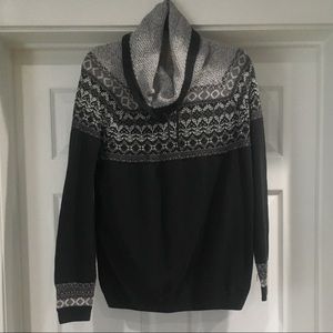 Gray Scoop Neck Sweater